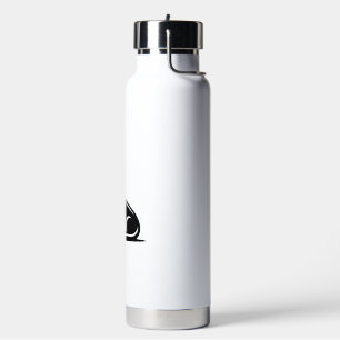 Einfaches Hundemotiv Jagdhund-Silhouette Kopie Trinkflasche