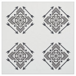 Einfaches Indianerpfeil Geometrisches Muster Stoff
