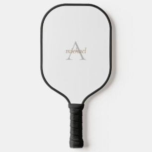 Einfaches Individuelle Name Nongender Pickleball Schläger