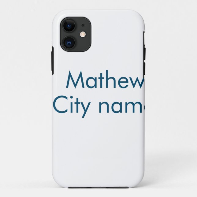 einfaches initialbuchstabe monogramm fügen sie ihr Case-Mate iPhone hülle (Rückseite)