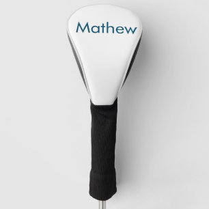 einfaches initialbuchstabe monogramm fügen sie ihr golf headcover