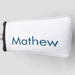 einfaches initialbuchstabe monogramm fügen sie ihr golf headcover
