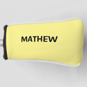 einfaches initialbuchstabe monogramm fügen sie ihr golf headcover