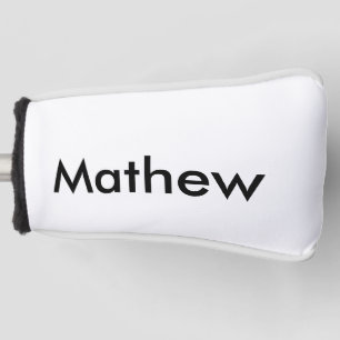 einfaches initialbuchstabe monogramm fügen sie ihr golf headcover