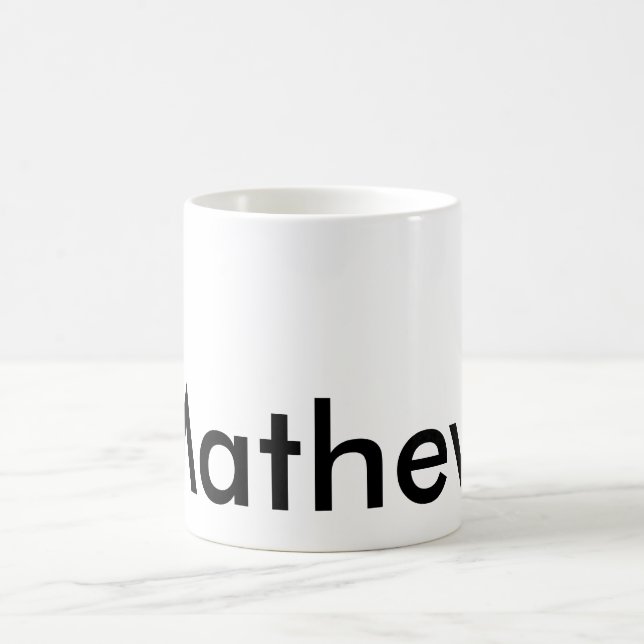 einfaches initialbuchstabe monogramm fügen sie ihr kaffeetasse (Mittel)