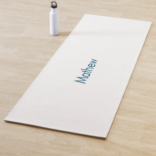 einfaches initialbuchstabe monogramm fügen sie ihr yogamatte