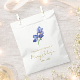Einfaches Iris-Samenpaket Begräbnis Geschenktütchen