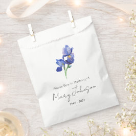 Einfaches Iris-Samenpaket Begräbnis Geschenktütchen