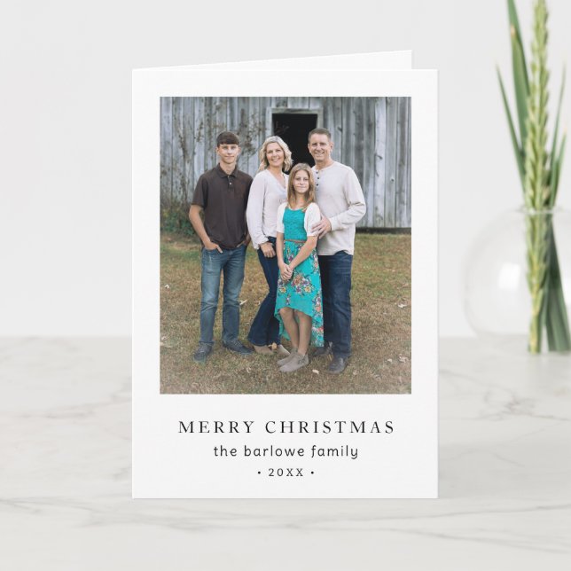 Einfaches Jahr im Review-Foto Moderne Weihnachten (Vorderseite)