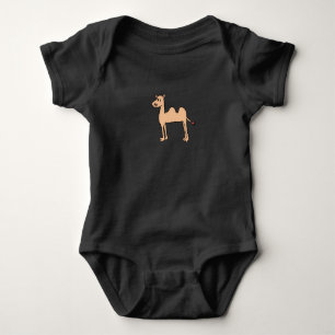 Einfaches Kamel-Babytop Baby Strampler