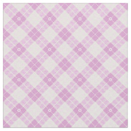 Einfaches Kariertes Muster Leicht Pink Baby Girl K Stoff