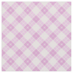 Einfaches Kariertes Muster Leicht Pink Baby Girl K Stoff