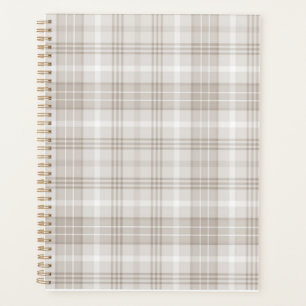 Einfaches Kariertes Notebook Planer