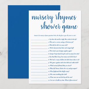 Einfaches Kinderzimmer Rhymes   French Blue Game C Einladung