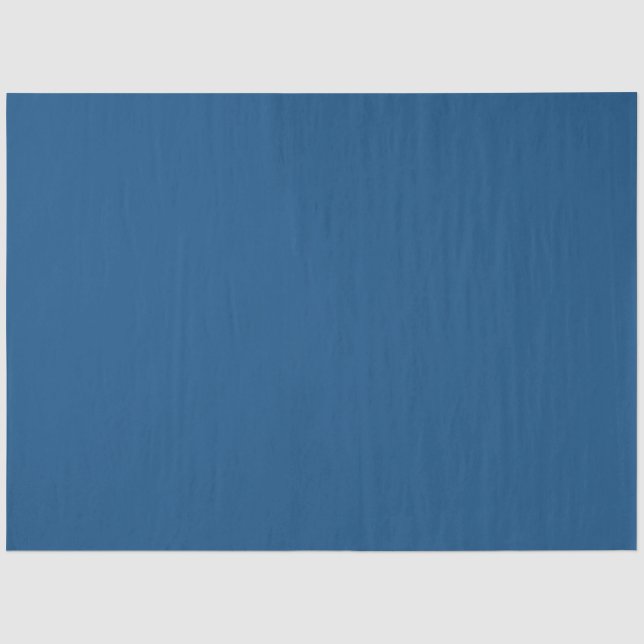 Einfaches Klassisches Blau Seidenpapier (Vorderseite)