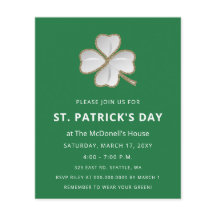Einfaches Kleeblatt St Patricks Day