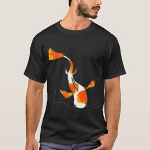 Einfaches Koi-Design T-Shirt