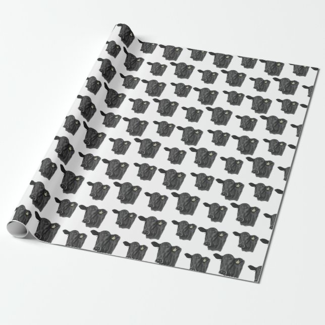 Einfaches Kuhwackelpapier Geschenkpapier (Ungerollt)