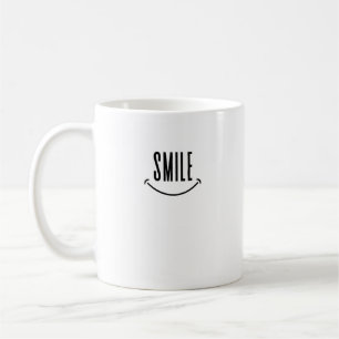 Einfaches Lächeln Kaffeetasse