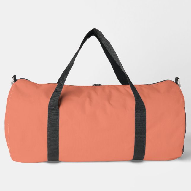 Einfaches Lachs Große Duffeltasche Druck D.Bags Duffle Bag (Vorderseite)