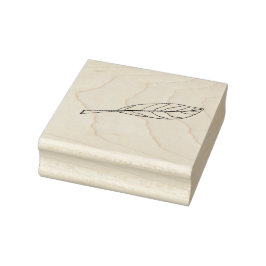 Einfaches Leaf, handgewachsene Briefmarke aus Kaut Gummistempel