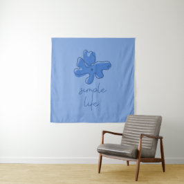 Einfaches Leben Minimalismus Wandteppich