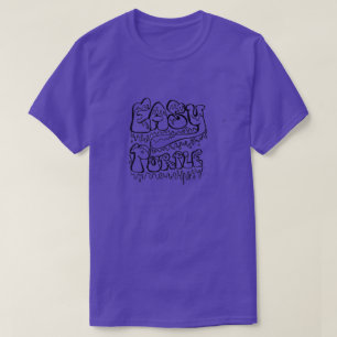 Einfaches Lila T T-Shirt