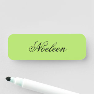 Einfaches Limoner individuelle Name Namensschild