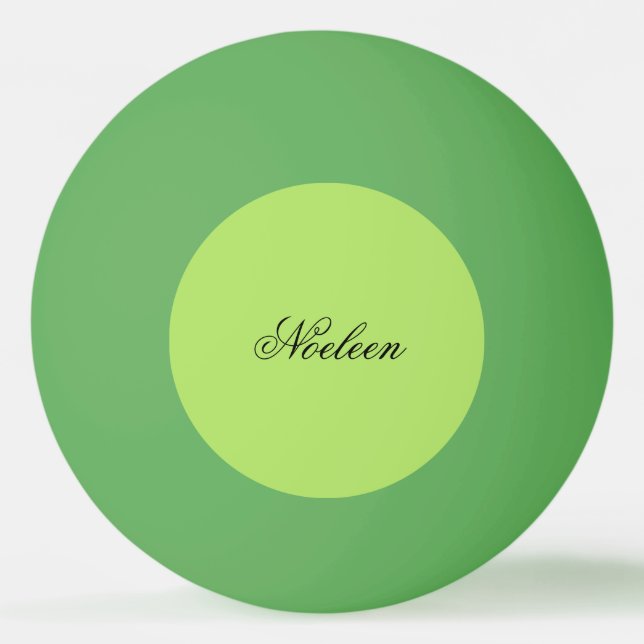 Einfaches Limoner individuelle Name Tischtennisball (Vorderseite)