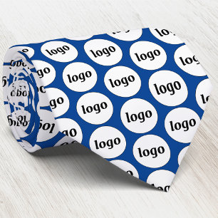 Einfaches Logo Business Blaue Krawatte
