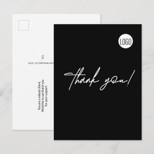 Einfaches Logo für das Baugewerbe Postkarte