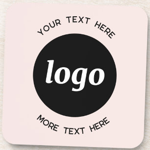 Einfaches Logo für den Text Getränkeuntersetzer