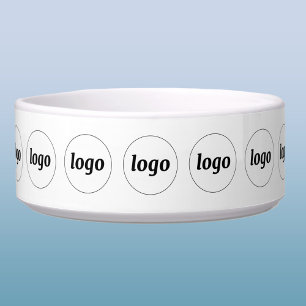 Einfaches Logo Geschäftsförderndes Haustier Napf