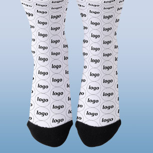 Einfaches Logo-Geschäftsmuster-Promotion Socken