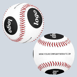 Einfaches Logo mit Text Geschäftswerbung Baseball
