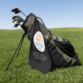 Einfaches Logo oder Personalisiertes Foto Golfhandtuch