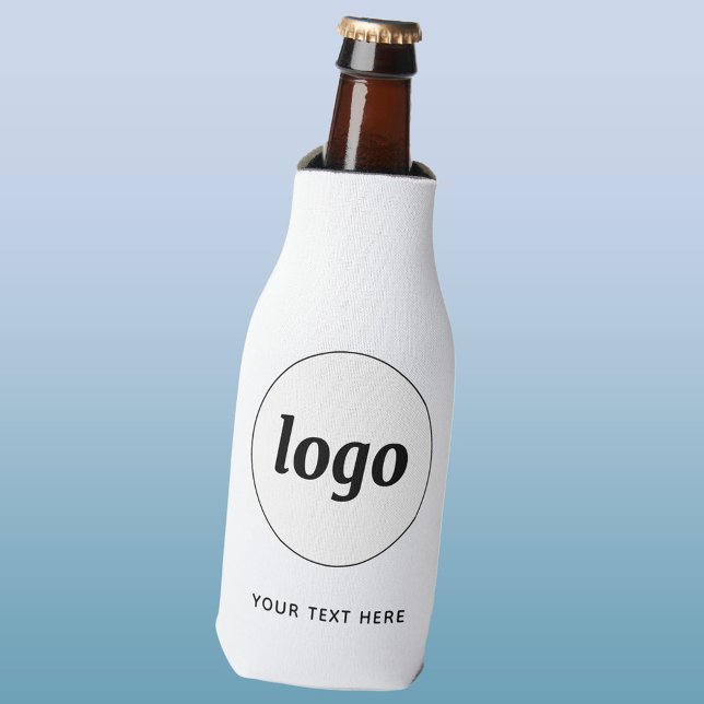 Einfaches Logo-Text-WerbeBranding Flaschenkühler (Simple logo with custom text business branding promotional bottle cooler)