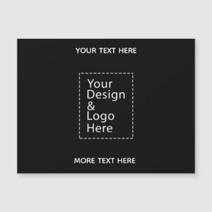Einfaches Logo und Designtext Geschäftsbrandings S Magnetkarte