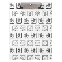 Einfaches Logo-Wiederholungsmuster Clipboard Pro Klemmbrett