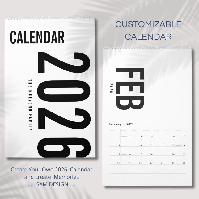 Einfaches Luxus-Design-Kalender Kalender (Von Creator hochgeladen)