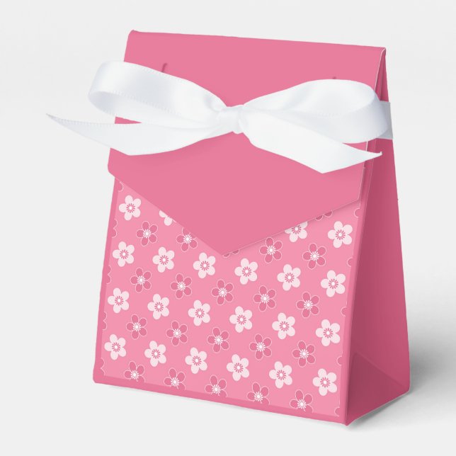 einfaches, massives rosa Muster, kleiner Fluss Geschenkschachtel (Vorderseite)