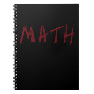 Einfaches MATHE Notizbuch Notizblock