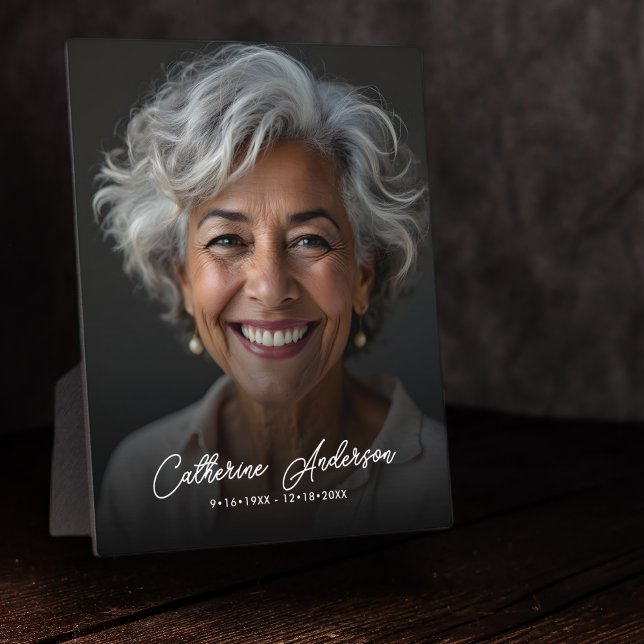 Einfaches Memorial-Foto und benutzerdefinierter Te Fotoplatte (Von Creator hochgeladen)