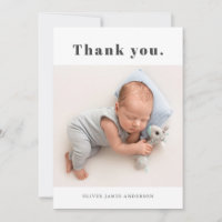 Einfaches Minimal Bold Typografy Neugeborenes Foto