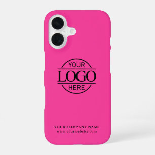 Einfaches Minimal Custom Business Company Logo iPh iPhone 16 Hülle