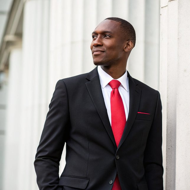 Einfaches Minimal formaler Roter Beruflicher Betri Krawatte (Von Creator hochgeladen)