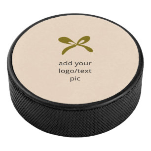 Einfaches minimales elegantes benutzerdefiniertes eishockey puck