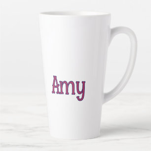 einfaches minimales individuelles Namensmonogramm  Milchtasse