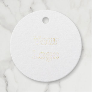 Einfaches, minimales und individuelles Logo Geschenkanhänger