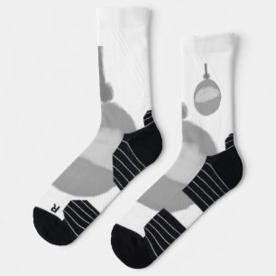 Einfaches, minimales und individuelles Logo Socken